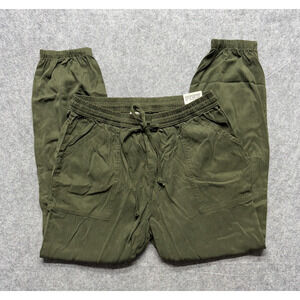 Victoria's Secret PINK Pants Womens Medium Soft Green Jogger Sweatpants Casual